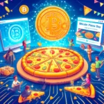 campanha no Bitcoin Pizza Day da Coinext