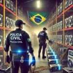 fazenda de mineração de criptomoedas no Brasil