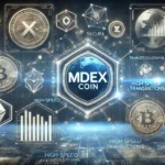 Plataforma Mdex destacando suas funcionalidades inovadoras e alta segurança no ecossistema DeFi.