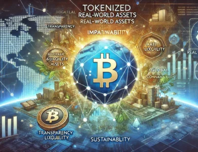 Gráfico mostrando o crescimento dos ativos tokenizados e seu impacto na sustentabilidade.