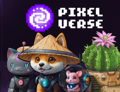 Airdrop de tokens e NFTs no Pixelverse no Telegram, recompensando jogadores de PixelTap com PIXFI.
