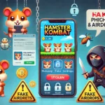 Jogadores de Hamster Kombat enfrentando ataques de phishing e airdrops falsos que visam roubar suas criptomoedas e credenciais pessoais.