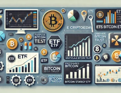 Gráfico comparativo entre ETFs ativos e passivos destacando suas principais características e benefícios.