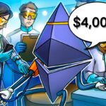 Alta do ETH até US$ 4 mil ainda é possível apesar da recente pressão vendedora