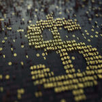 simbolo do dolar formado em numeros