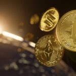 moedas de bitcoin, solana e ethereum