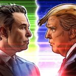 ‘DOGE’ derrete 50% enquanto Trump cogita deportar Elon Musk e o Bitcoin reage com o PMI