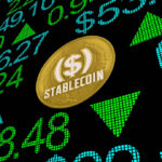 números e moeda de stablecoins