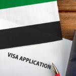 passaporte e pedido de visto para os Emirados Árabes