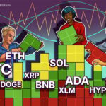 Análise de preços em 08/08: BTC, ETH, XRP, BNB, SOL, DOGE, ADA, HYPE, XLM, SUI