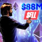 A baleia Ethereum ‘7 Siblings’ vende US$ 88 milhões e ainda detém US$ 5,6 bilhões em ETH