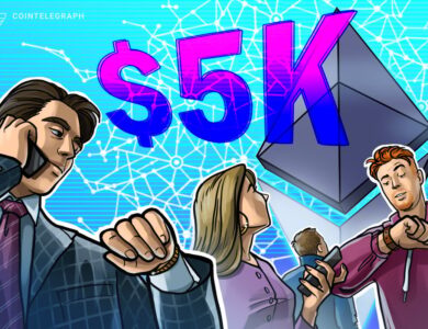 ETH caminha em direção a US$ 5 mil enquanto dados confirmam mudança de tendência