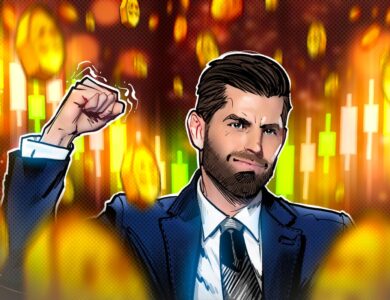A queda do Ether em meio à recuperação de US$ 4 mil fez Eric Trump sorrir