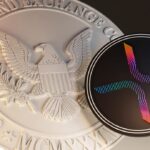 logos da SEC e da Ripple - XRP