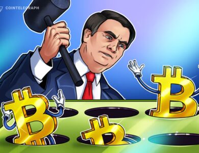 Bitcoin ignora condenação de Bolsonaro, de olho na reação de Trump