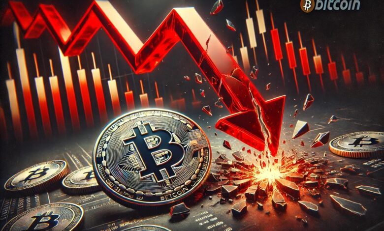 Bitcoin agora - padrão confirma queda massiva no preço do BTC