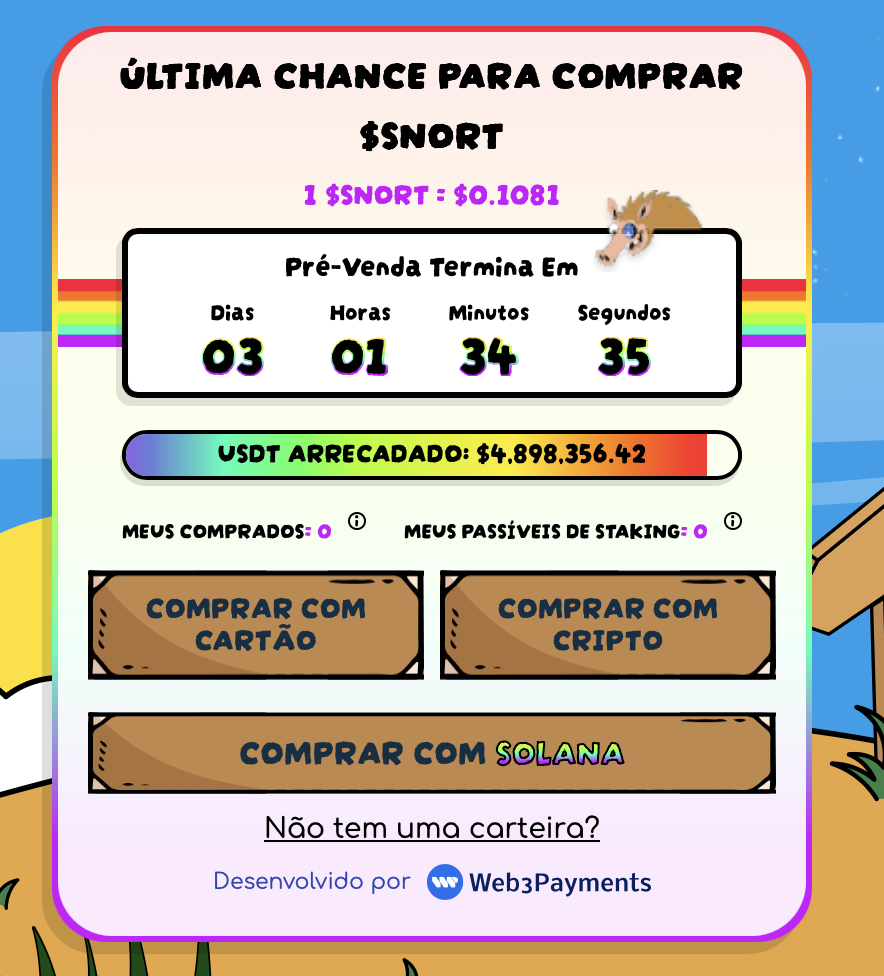 Pré-venda do Snorter Token