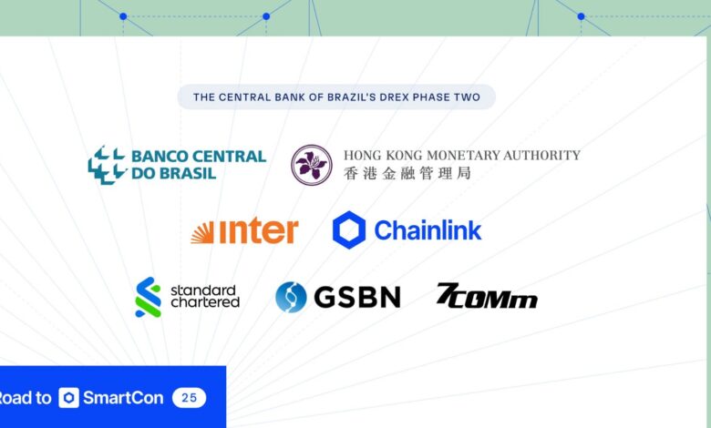 Banco Inter e Chainlink realizam primeiro teste de comércio internacional do Drex com Hong Kong