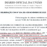 CVM divulga empresa de criptomoedas que capta sem autorização investidores do Brasil