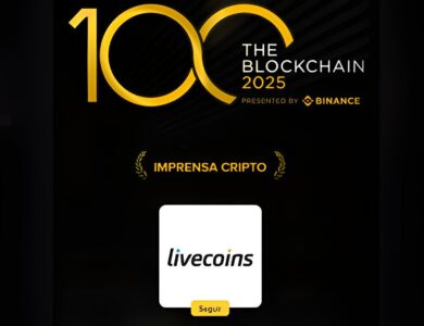 Livecoins vence prêmio de imprensa cripto internacional da Binance, o Blockchain 100