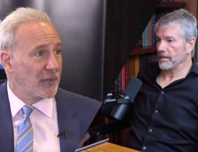 Peter Schiff diz que Strategy irá à falência e intima Michael Saylor para debate