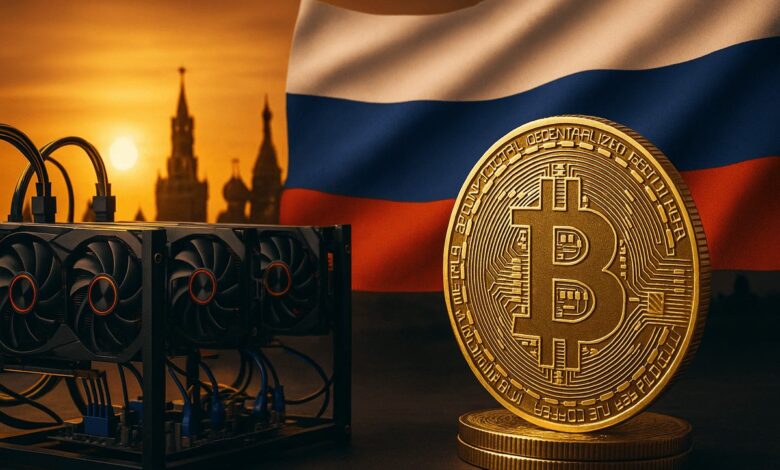 mineração de criptomoedas na rússia