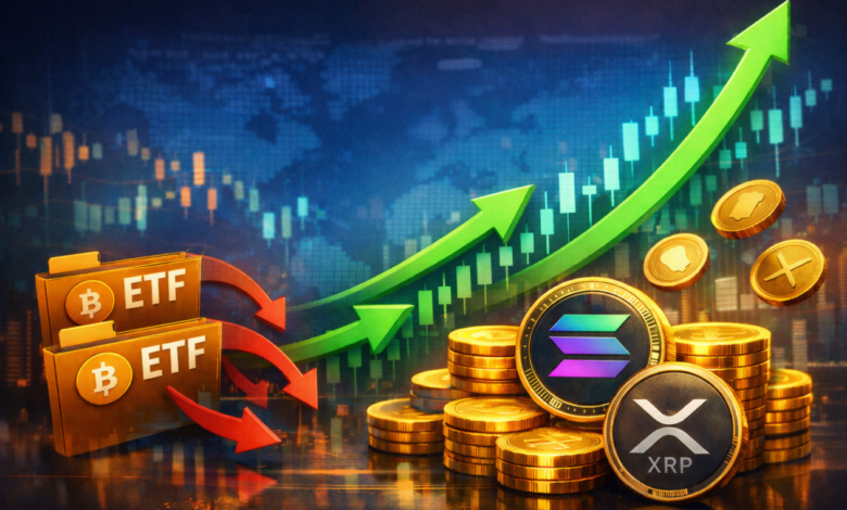 Índice de Altcoin Season sobe e ETFs redirecionam capital