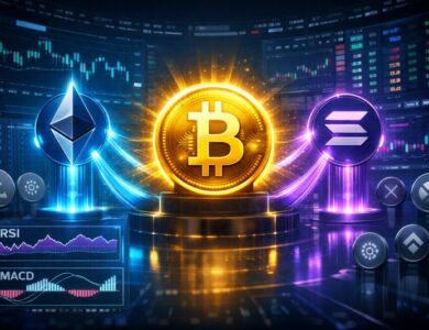 Ethereum, Bitcoin e Solana