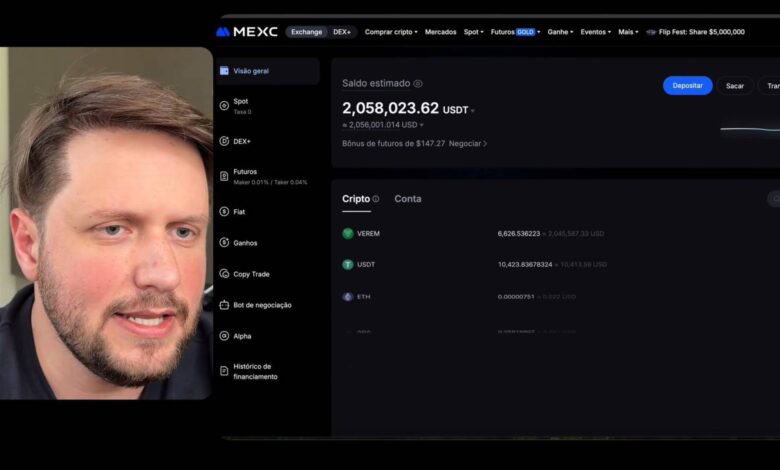 Augusto Backes mostrou conta com US$ 2 milhões em VEREM antes de colapso da criptomoeda