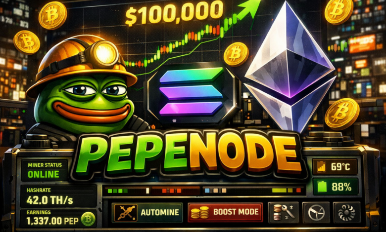 Pepenode vale a pena em 2026? Comparativo com Solana e Ethereum