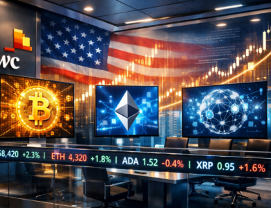 PwC acelera expansão no setor cripto após nova postura regulatória dos EUA