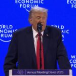 Trump fala sobre Bitcoin e criptomoedas em Davos, mas mercado segue operando em queda
