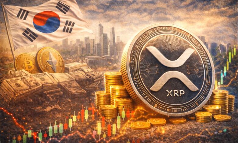 XRP domina volume na Coreia do Sul