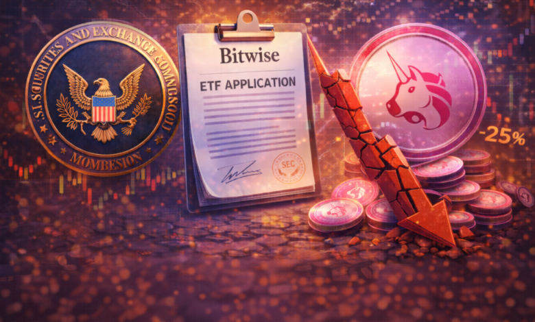 Planos da Bitwise para ETF spot de Uniswap colocam UNI no radar institucional