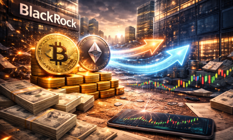 BlackRock sinaliza posição de US$ 270 milhões em Bitcoin e Ethereum