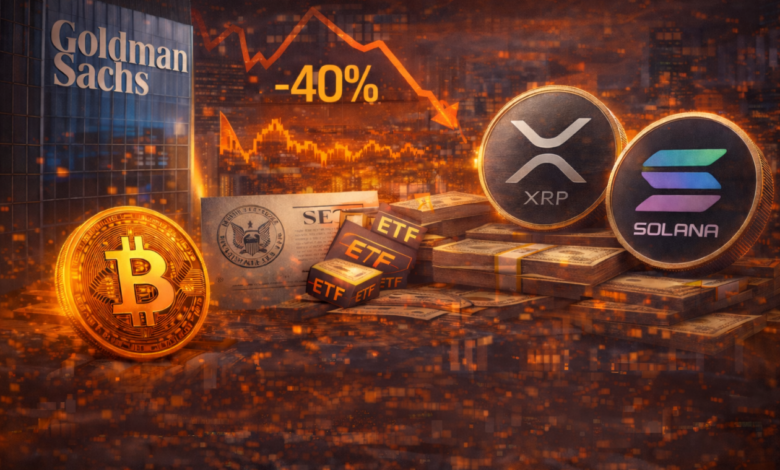 Goldman Sachs reduz exposição a ETFs de Bitcoin no 4º trimestre e sinaliza mudança institucional