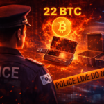 Polícia da Coreia do Sul perde Bitcoin apreendido mantido em cold wallet desde 2021