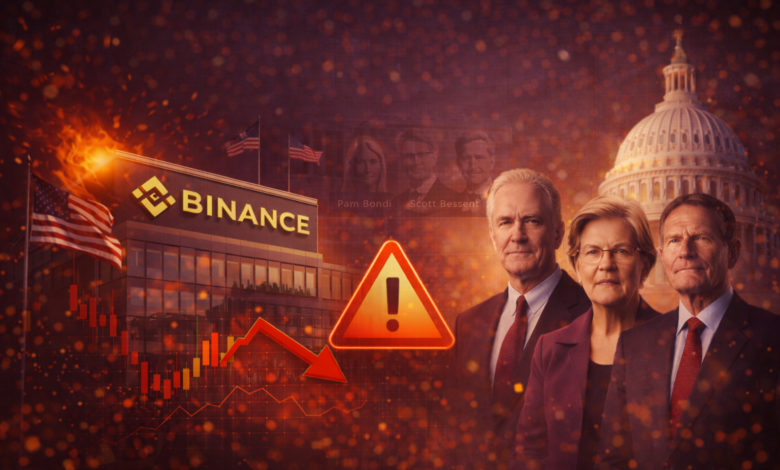 Senadores dos EUA pedem investigação sobre Binance por violações de sanções