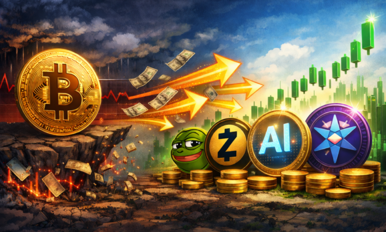 Traders rotacionam para altcoins enquanto Bitcoin