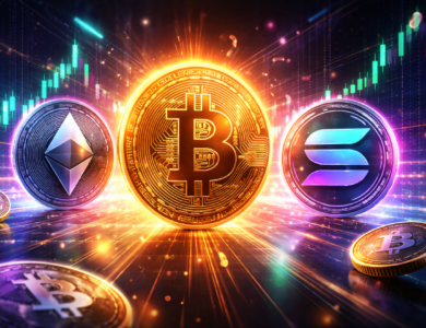 Bitcoin, Ethereum e Solana