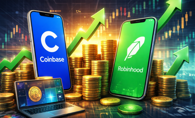 Coinbase e Robinhood