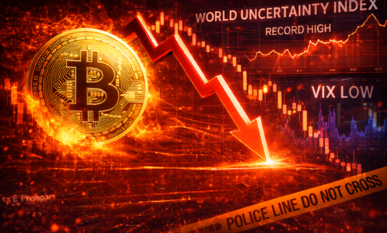 Incerteza econômica global Bitcoin