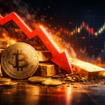 Ouro cai 22% e reação do Bitcoin levanta alerta sobre estresse macro global