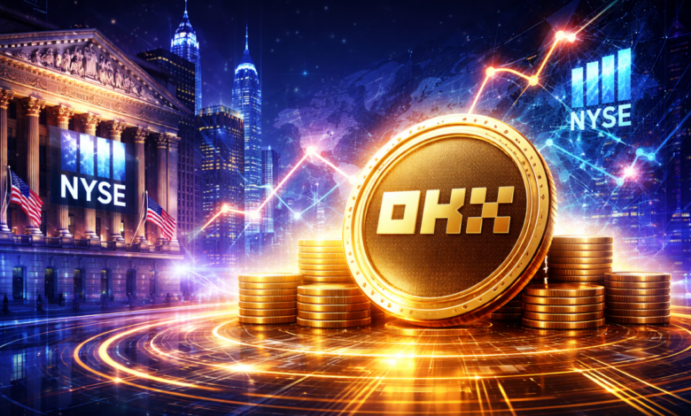 Token OKB dispara 38% com investimento institucional da NYSE na OKX