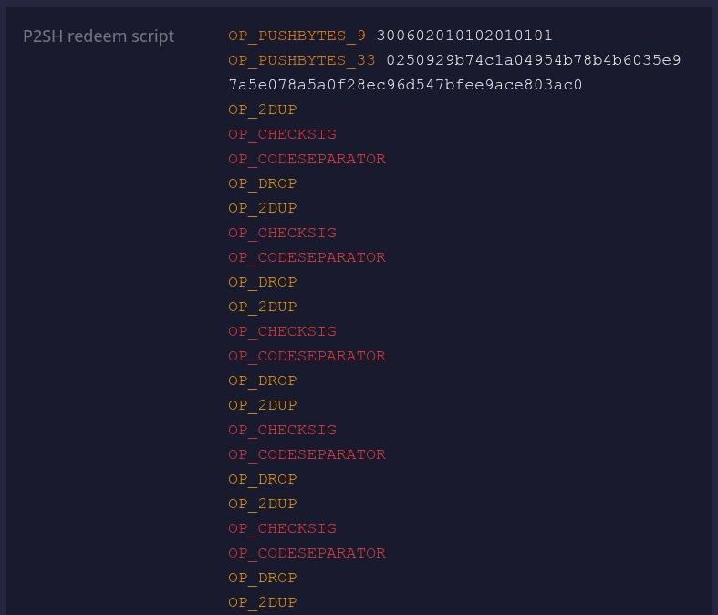 Blocos com ataque na rede de testes de bitcoin