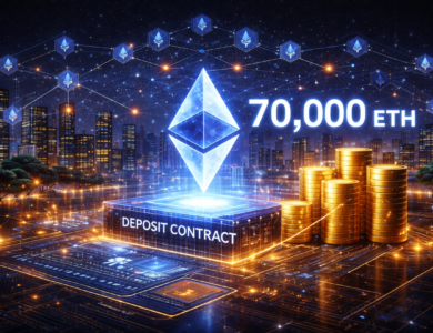 Ethereum Foundation atinge meta de 70 mil ETH em stake com aporte de US$ 93 mi