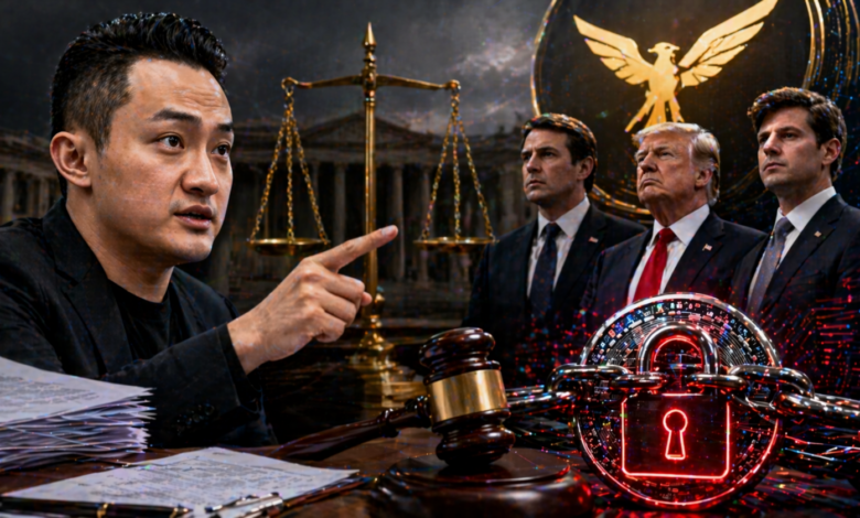Justin Sun entra com ação judicial contra World Liberty Financial após tokens congelados
