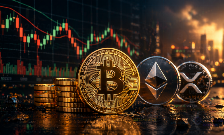 bitcoin, ethereum e xrp