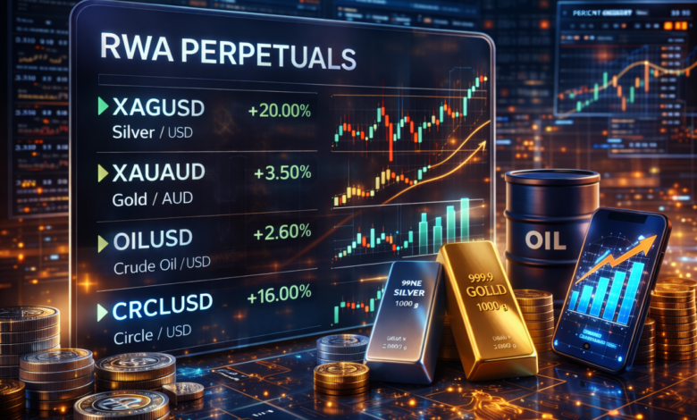 Perpétuos de RWA em cripto avançam e desafiam mercado tradicional