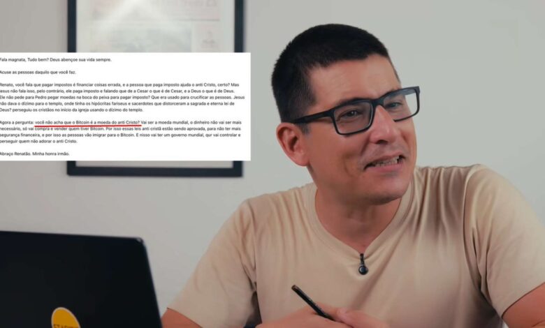 Renato Trezoitão afasta rótulo de anticristo do bitcoin e projeta perseguição estatal